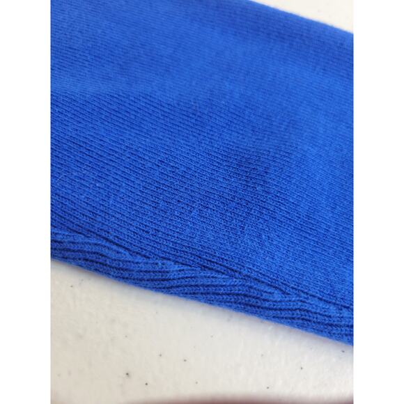 Talbots Cardigan Sweater Blue Open Front Pleated Ruffles 3/4 Sleeve Size Medium - Picture 9 of 9